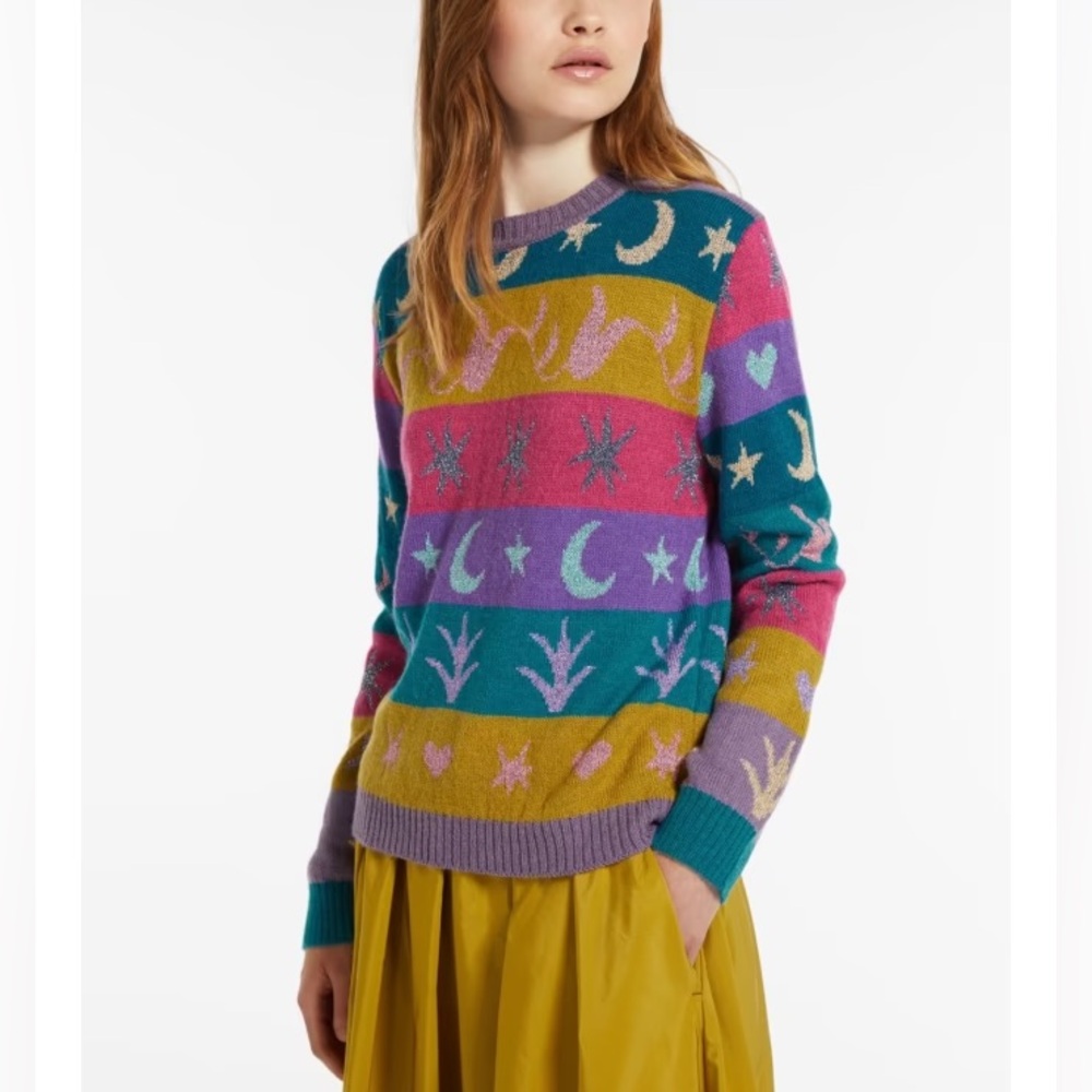 NWT Weekend Max Mara Alpaca & Wool Crew Sweater Size: Various Fall/ Winter